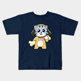 Cat Dog Kids T-Shirt